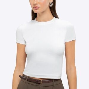 Cuts Tomboy Tee Size S White Tee